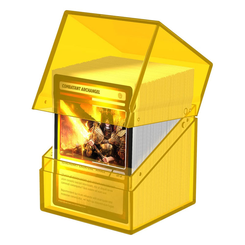 Ultimate Guard: Boulder Deck Case 100+ Clear Amber