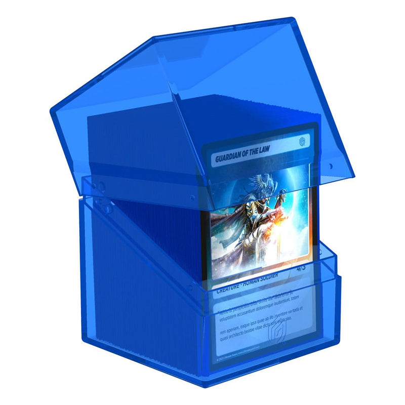 Ultimate Guard: Boulder Deck Case 100+ Clear Sapphire