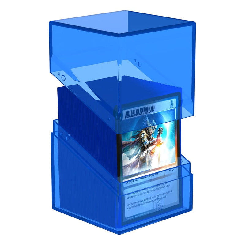 Ultimate Guard: Boulder Deck Case 100+ Clear Sapphire