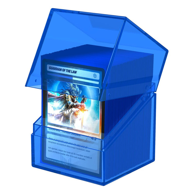 Ultimate Guard: Boulder Deck Case 100+ Clear Sapphire