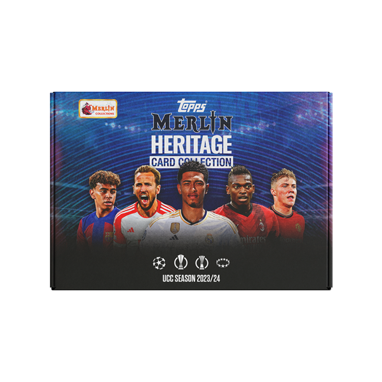 Fodboldkort Topps UEFA Merlin Heritage 2023/24 - Hobby box