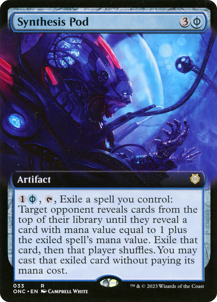 Synthesis Pod (Extended Art) [Phyrexia: All Will Be One Commander]
