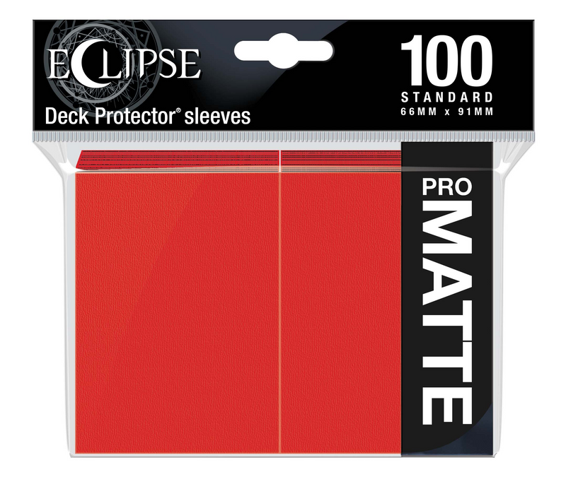 Ultra Pro Eclipse Apple Red 100 Matte Sleeves