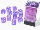 Borealis™ – 16mm d6 Purple/white Luminary Dice Block