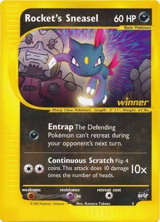 Rocket's Sneasel (5) (Jumbo Card) [Best of Promos]