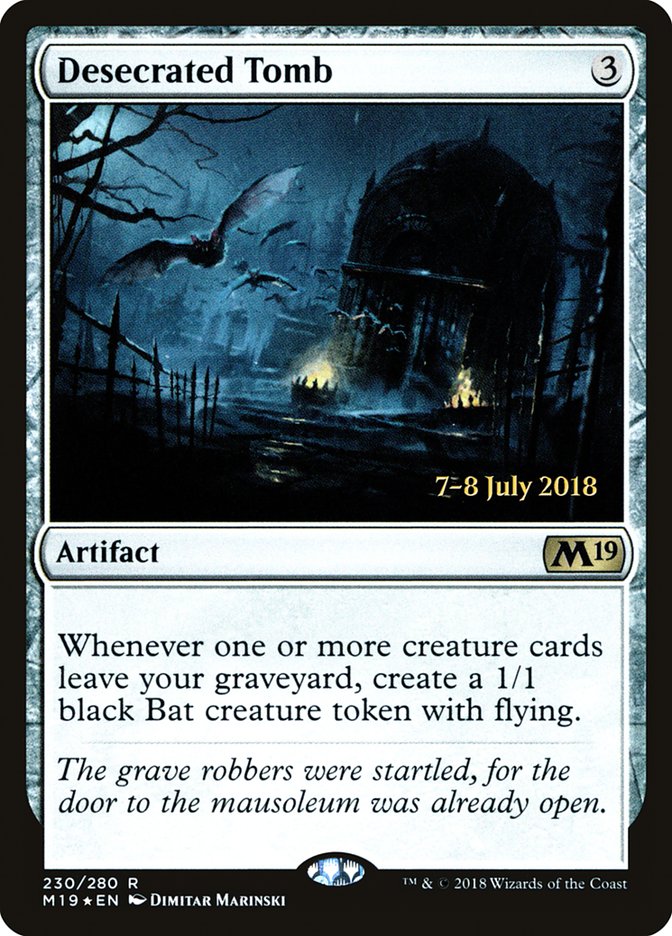 Desecrated Tomb [Core Set 2019 Promos]