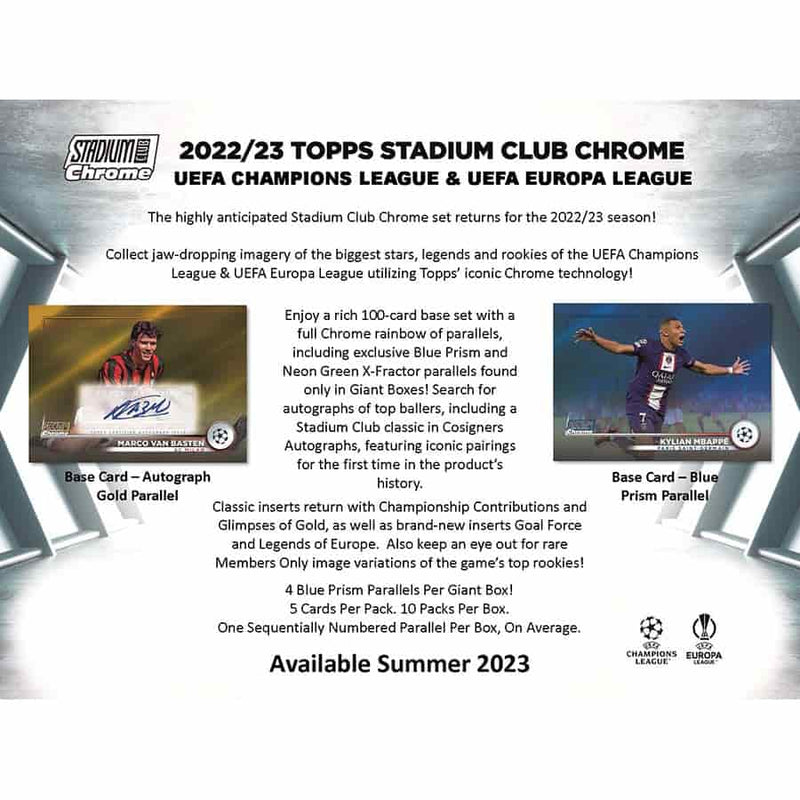 Soccer Cards Topps Stadium Club Chrome 2022/23 - Giant Box