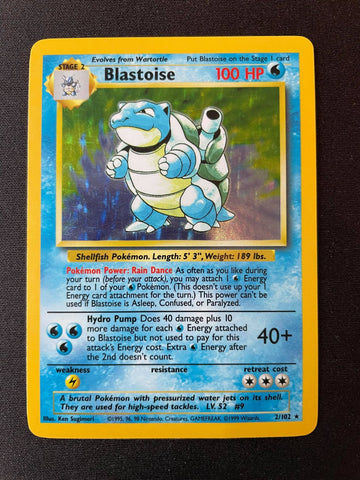 Base Set Blastoise HOLO [BS 2]