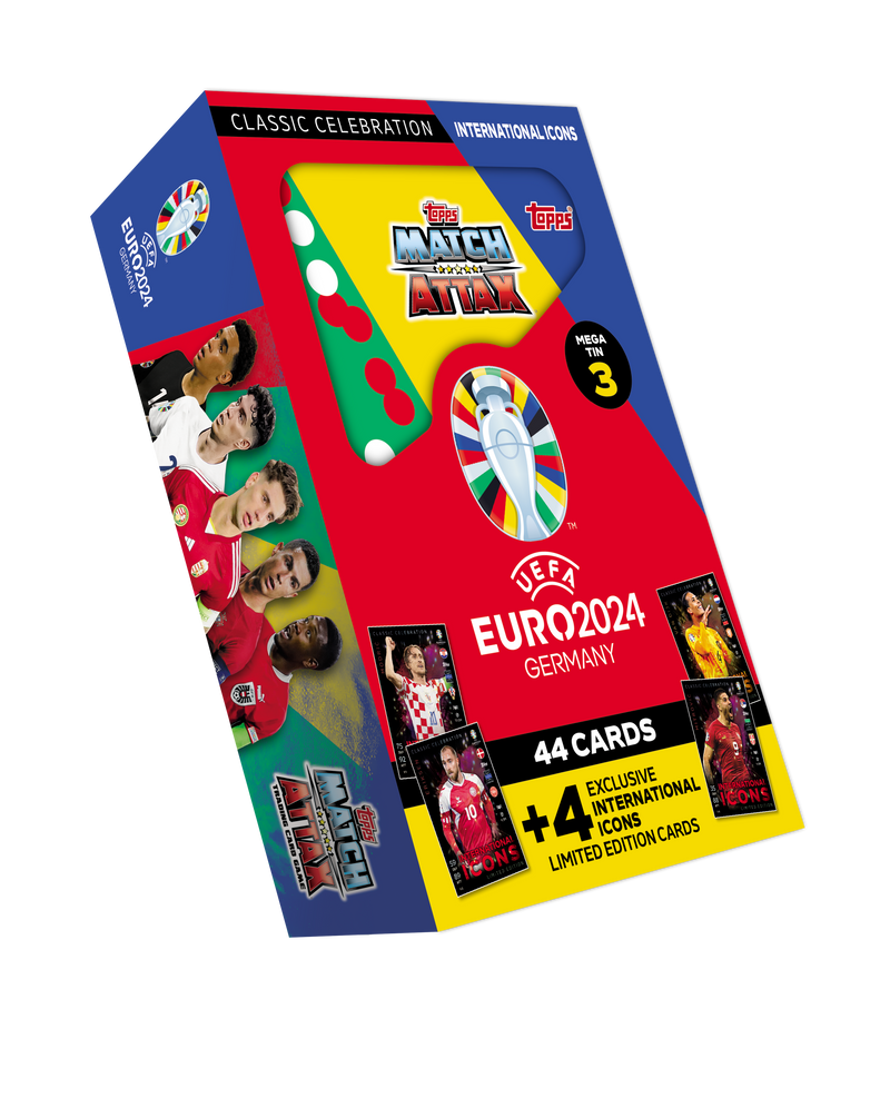Topps EURO 2024 Match Attax - Mega Tin 3 International Icons