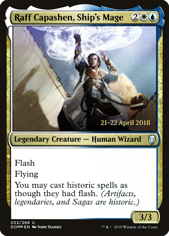 Raff Capashen, Ship's Mage [Dominaria Promos]