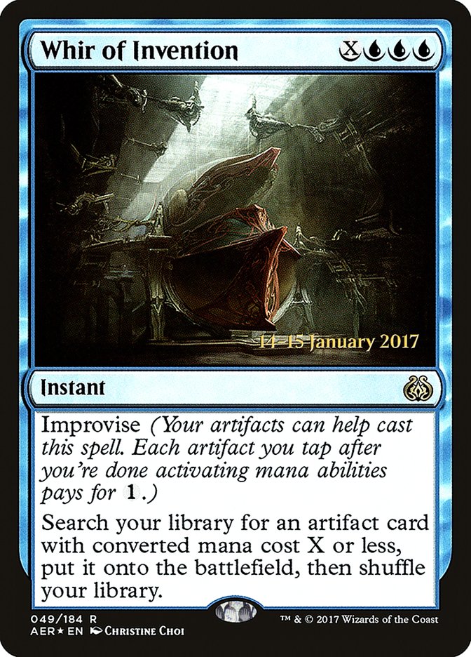 Whir of Invention (Prerelease Promo) [Aether Revolt Prerelease Promos]