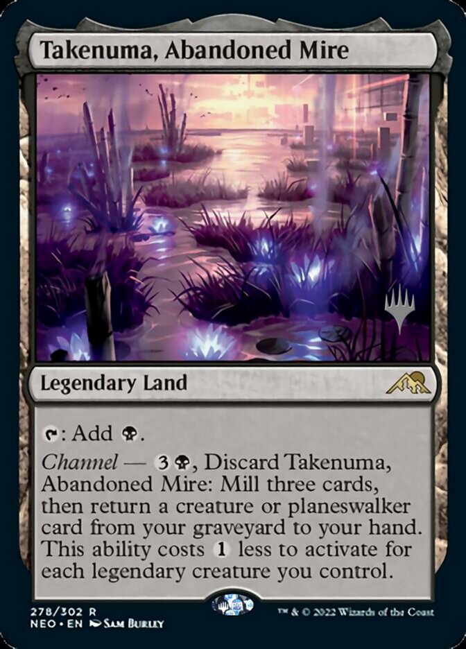 Takenuma, Abandoned Mire (Promo Pack) [Kamigawa: Neon Dynasty Promos]