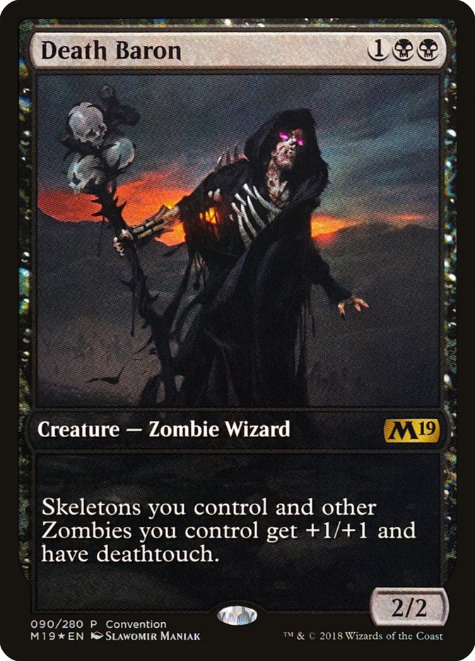 Death Baron [Core Set 2019 Promos]