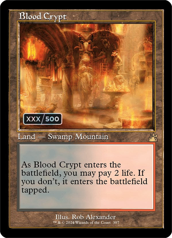 Blood Crypt (Retro) (Serialized) [Ravnica Remastered]