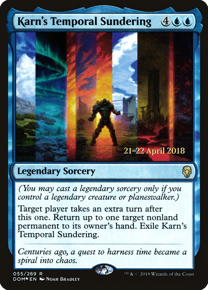 Karn's Temporal Sundering [Dominaria Promos]