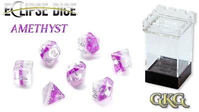 Eclipse Dice Amethyst (Polyhedral Set)