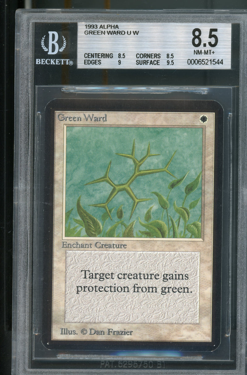 Green Ward BGS 8.5B++ [Limited Edition Alpha]