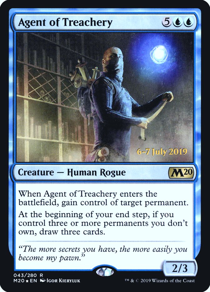 Agent of Treachery  [Core Set 2020 Prerelease Promos]