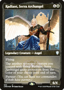 Radiant, Serra Archangel (Foil Etched) [Commander Legends]