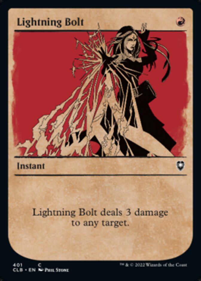 Lightning Bolt (Showcase) [Commander Legends: Battle for Baldur's Gate]