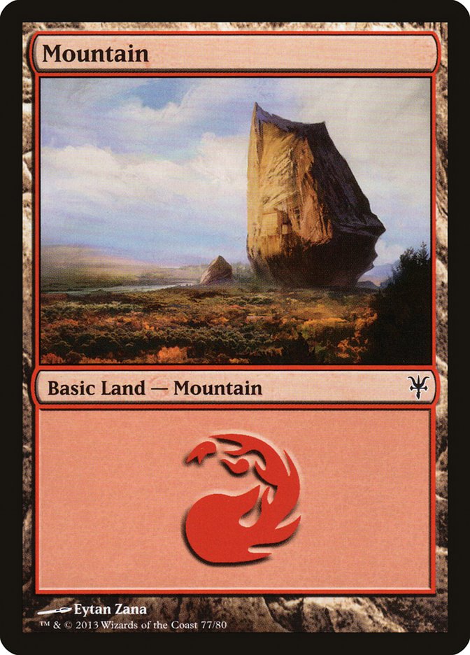 Mountain (75) [Duel Decks: Sorin vs. Tibalt]