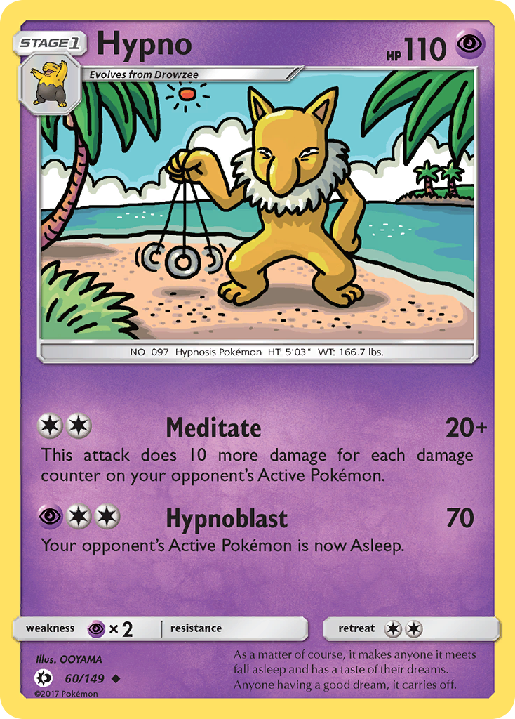 Hypno (60/149) [Sun & Moon: Base Set]