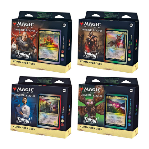 Magic the Gathering - Fallout - Commander Deck Bundle
