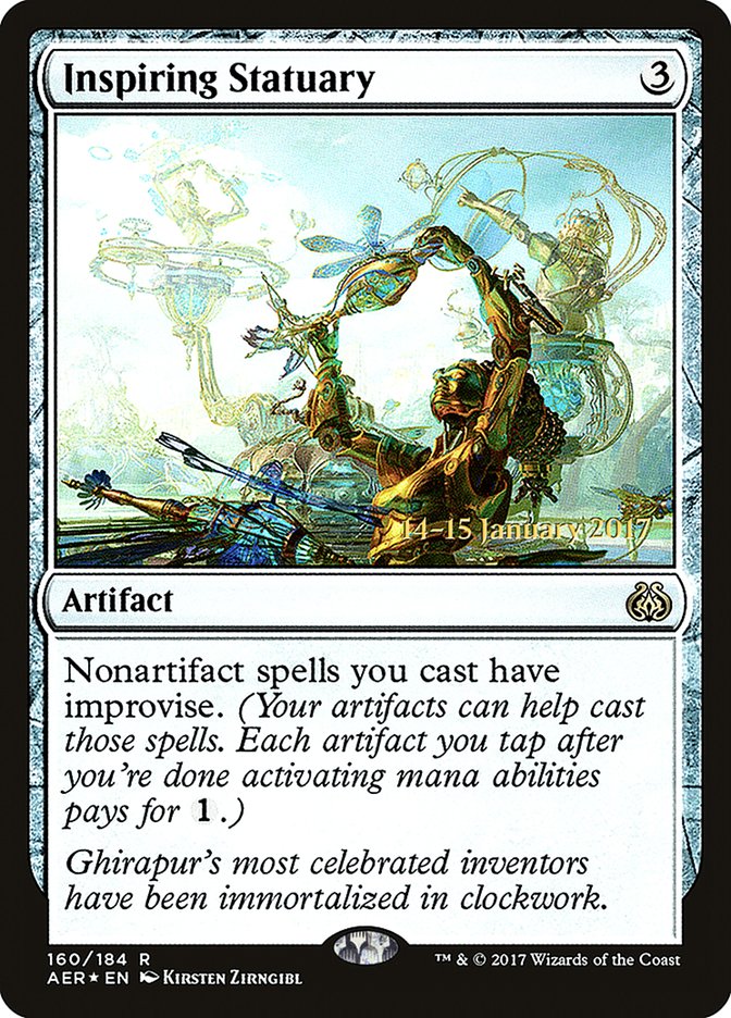 Inspiring Statuary (Prerelease Promo) [Aether Revolt Prerelease Promos]