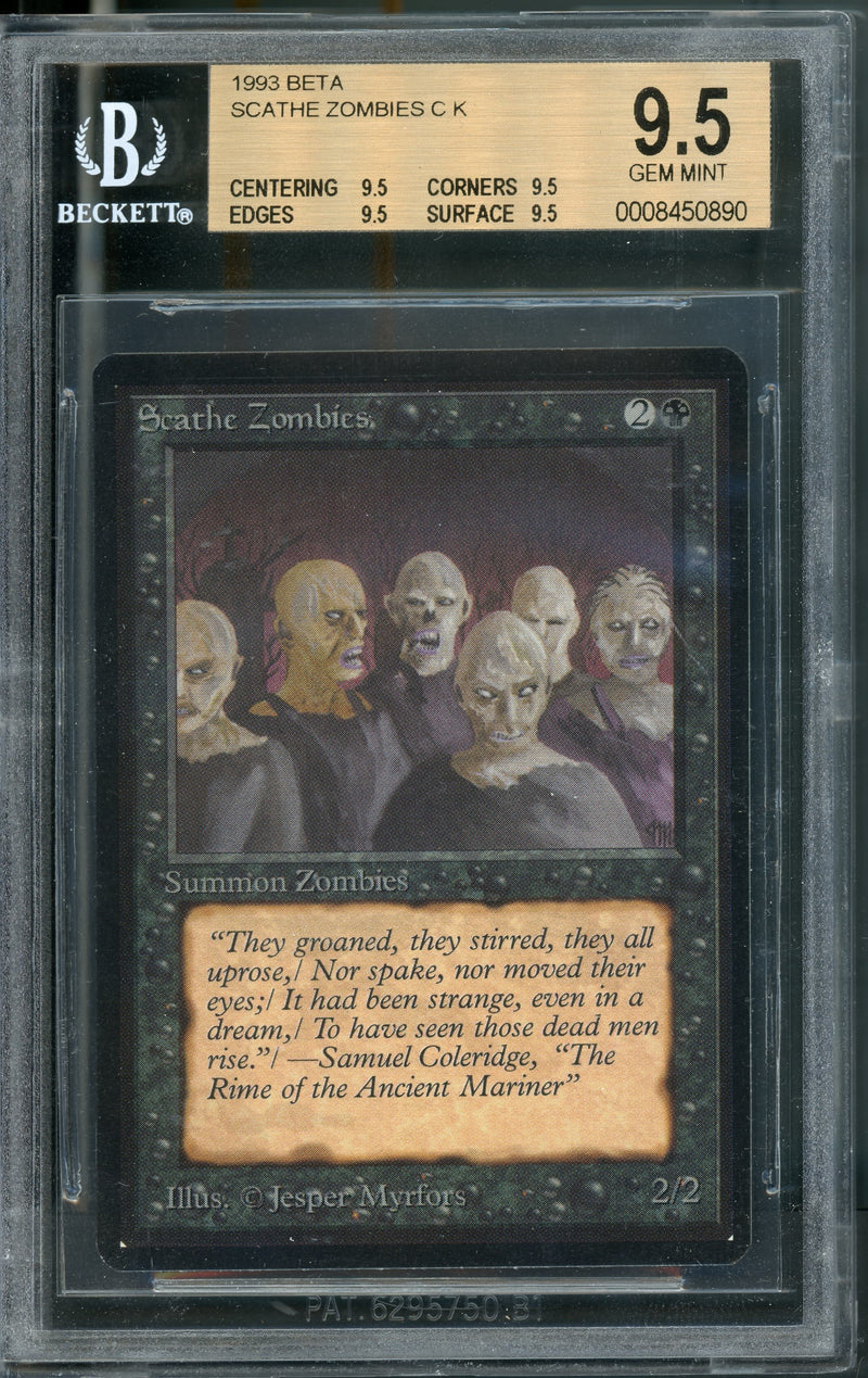 Scathe Zombies BGS 9.5Q [Limited Edition Beta]