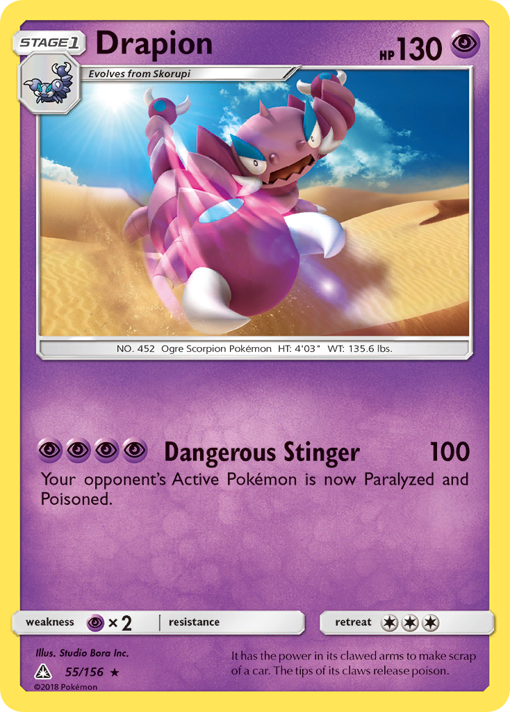 Drapion (55/156) [Sun & Moon: Ultra Prism]