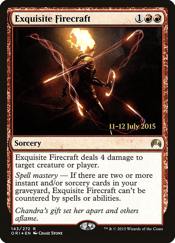 Exquisite Firecraft [Magic Origins Promos]