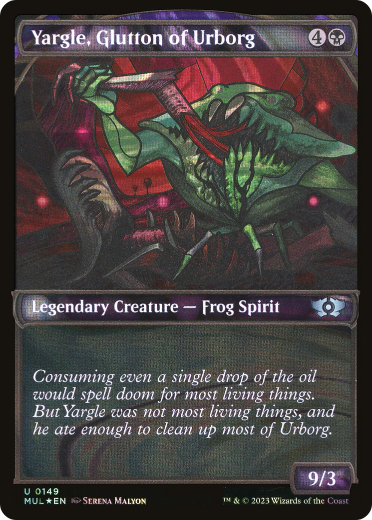 Yargle, Glutton of Urborg (Halo Foil) [Multiverse Legends]