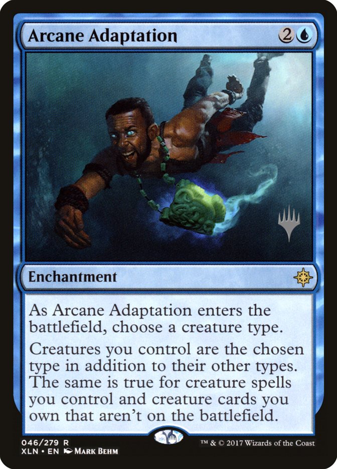 Arcane Adaptation [Ixalan Promos]