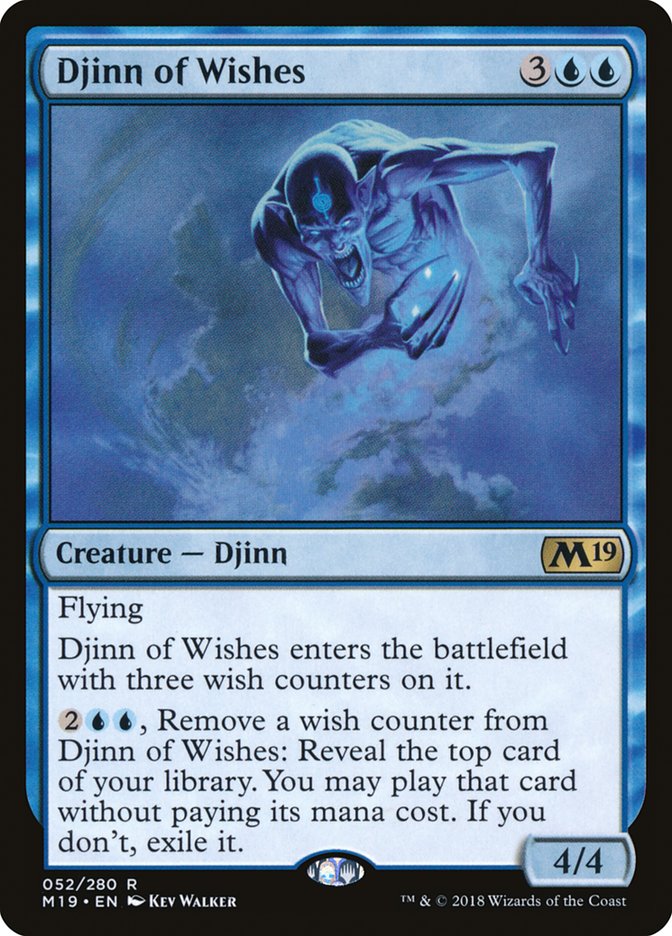 Djinn of Wishes [Core Set 2019]