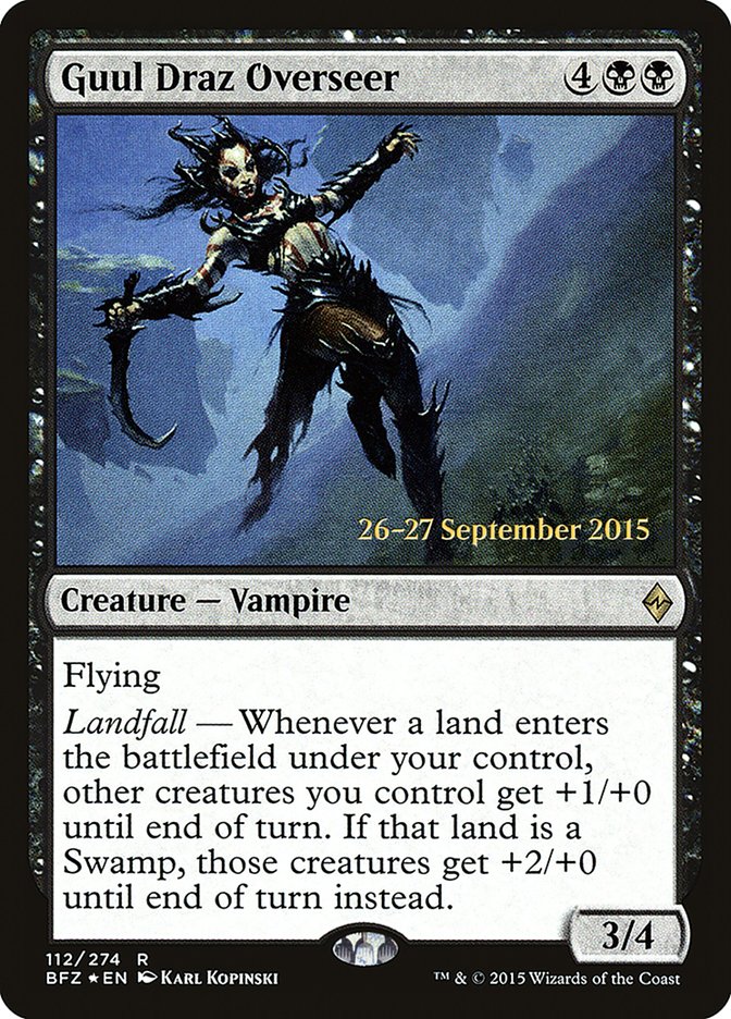 Guul Draz Overseer (Prerelease Promo) [Battle for Zendikar Prerelease Promos]