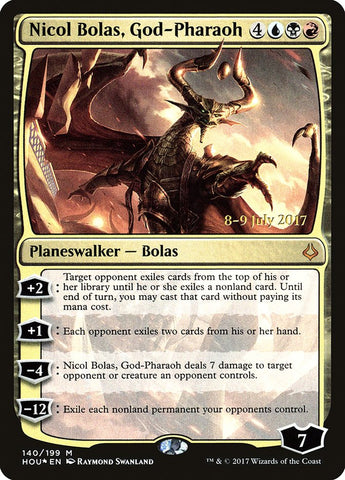 Nicol Bolas, God-Pharaoh [Hour of Devastation Promos]