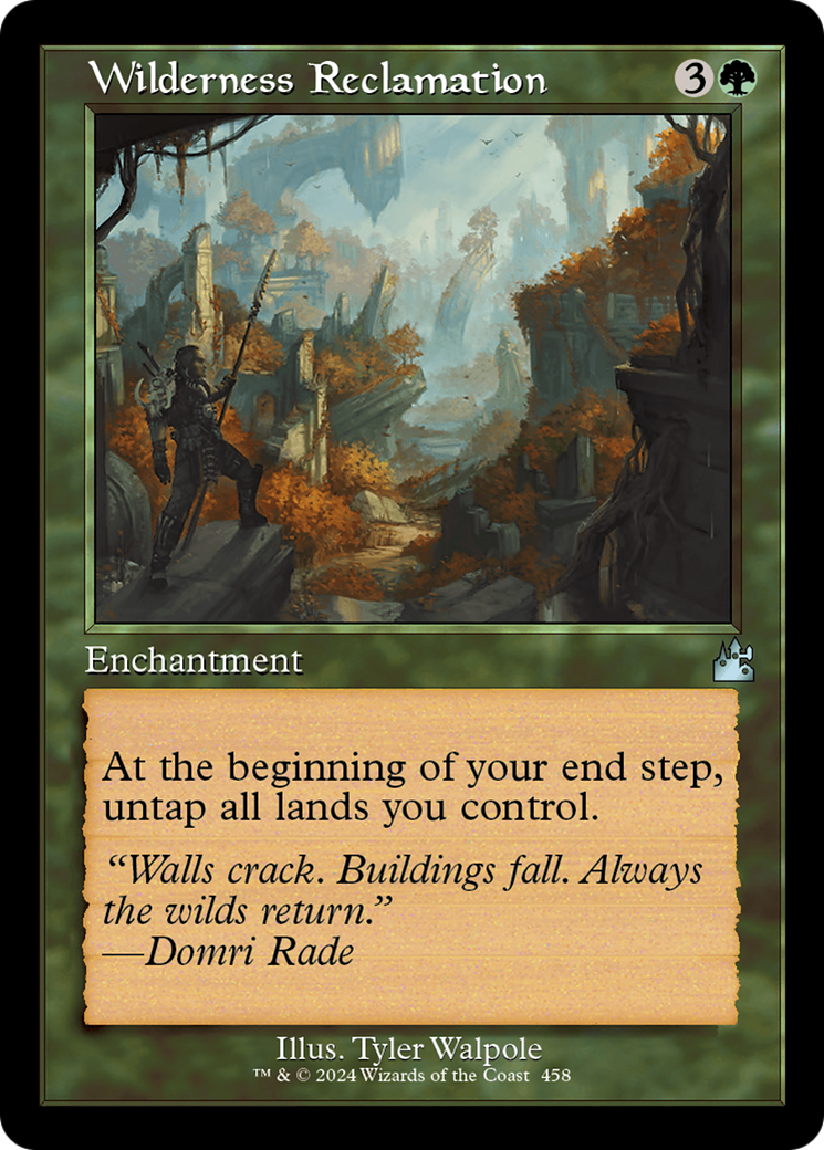 Wilderness Reclamation [Ravnica Remastered]