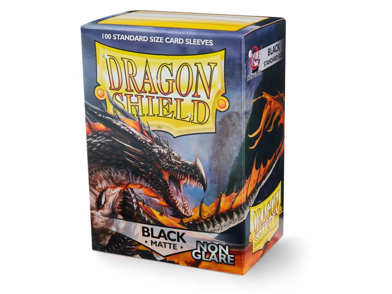 Dragon Shield Non-Glare Matte Sleeves (100) - Black