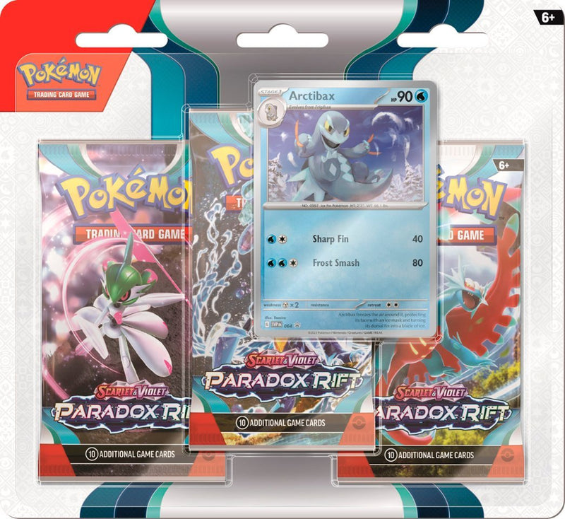 Pokemon Scarlet & Violet 4 - Paradox Rift - Triple Booster Blister