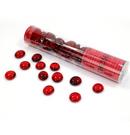 Chessex Glass Gaming Stones - Crystal Red (40)
