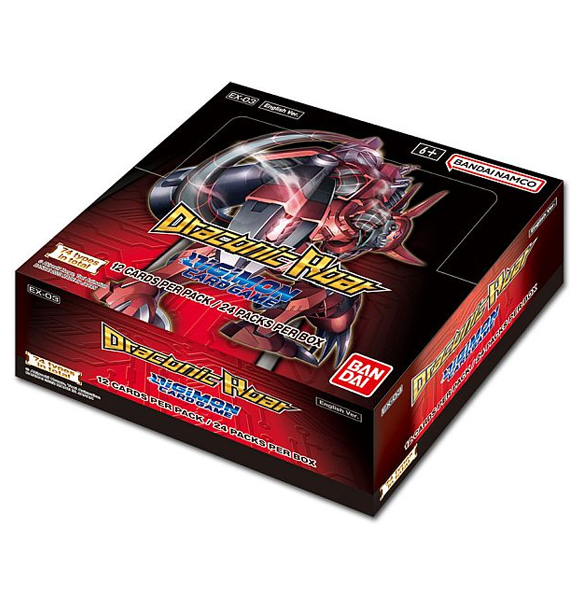 Digimon Card Game - Draconic Roar Booster Display