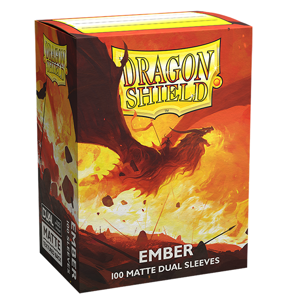 Dragon Shield: Dual Matte Sleeves (100) - Ember