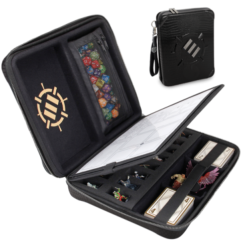 Enhance Tabletop RPG Organizer Case Collectors Edition (Black)