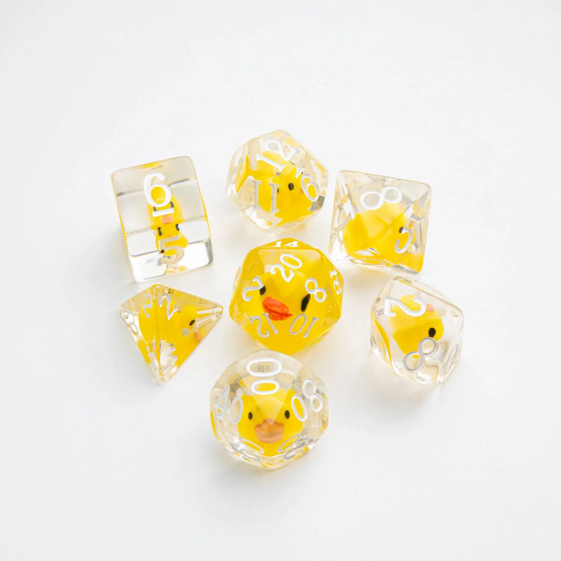 Gamegenic - Embraced Series - Rubber Duck RPG Dice Set (7pcs)