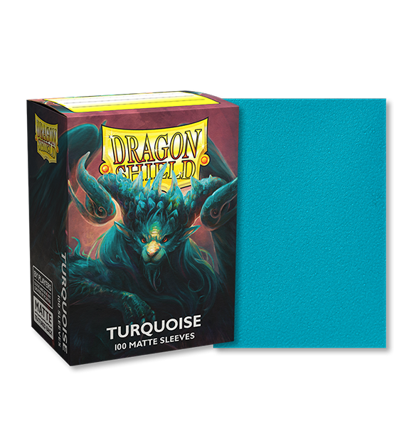 Dragon Shield: Matte Sleeves (100) - Turquoise