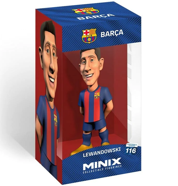 Minix Football Stars - Barcelona Lewandowski (12 cm)