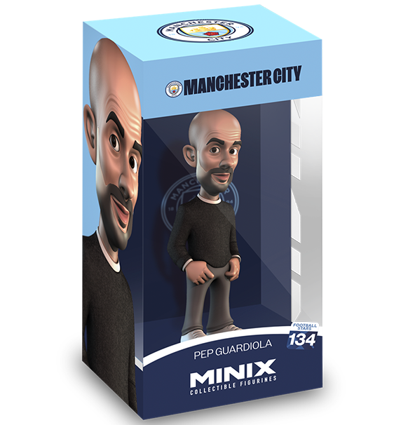 Minix Football Stars - Manchester City Pep Guardiola (12 cm)