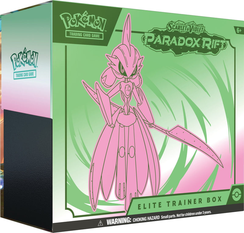 Pokemon Scarlet & Violet 4 - Paradox Rift - Elite Trainer Box - Iron Valiant