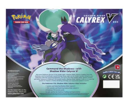 Pokemon Shadow Rider Calyrex V Box