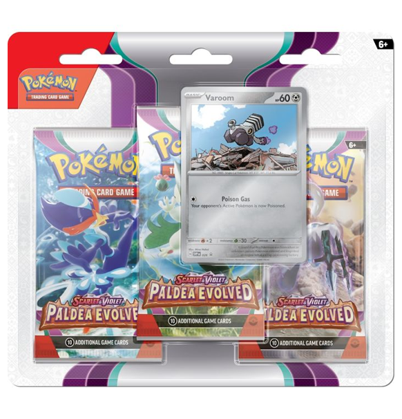 Pokemon Scarlet & Violet 2: Paldea Evolved - Triple Booster Blister